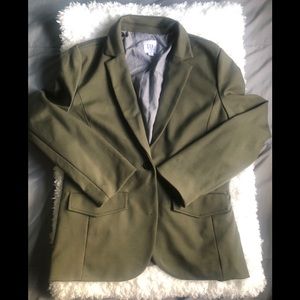 Gap Olive Green Size 8 Blazer